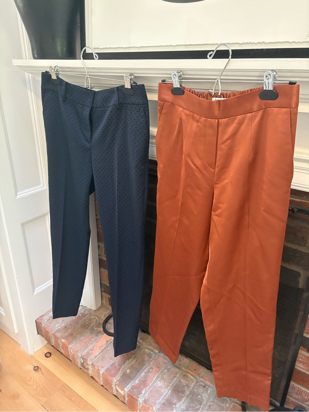 Women’s High-Rise Tailored Pants - Rust Orange Babaton